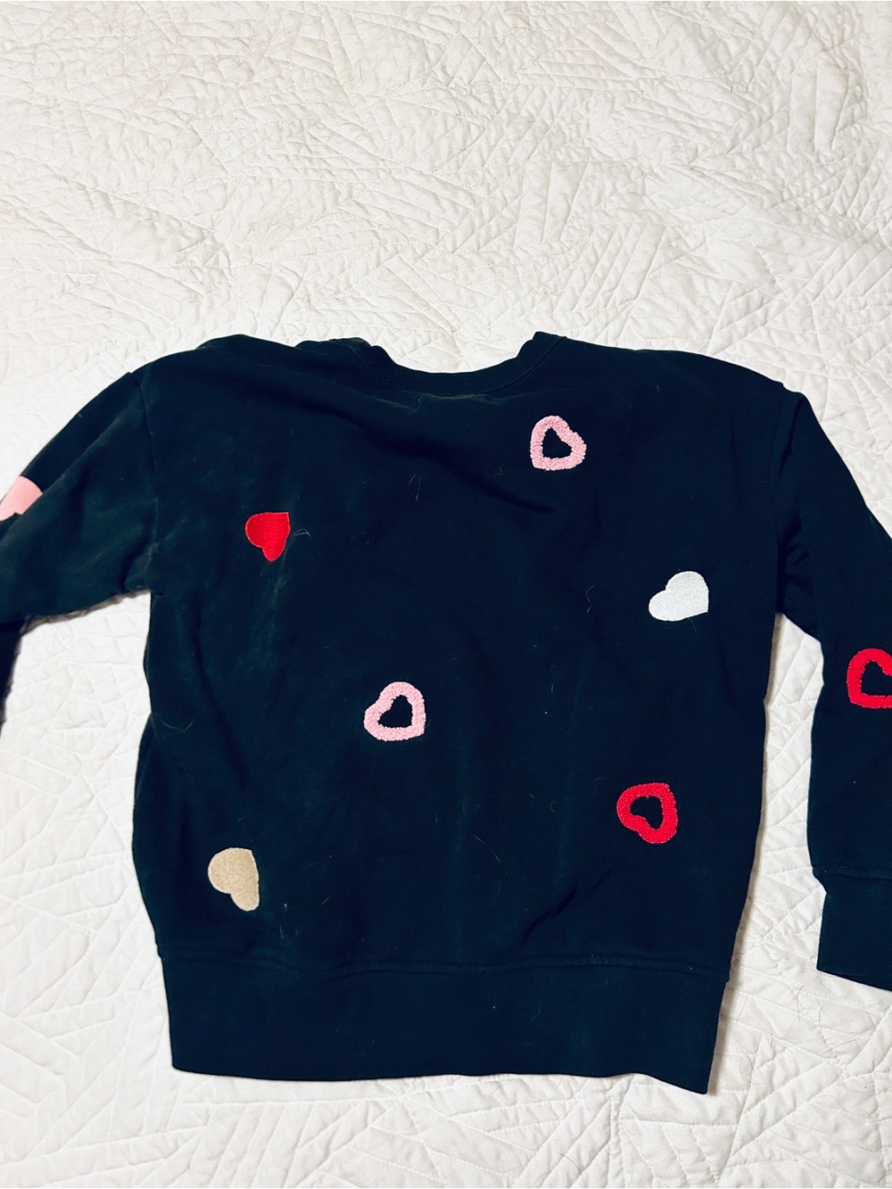 LOFT Lou & Grey Heart Cozy Cotton Terry Sweatshirt - Picture 3 of 3